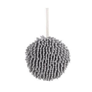 Fleur De Douche 50g Anthracite - Accessoire De Bain Pour Gommage Et Massage